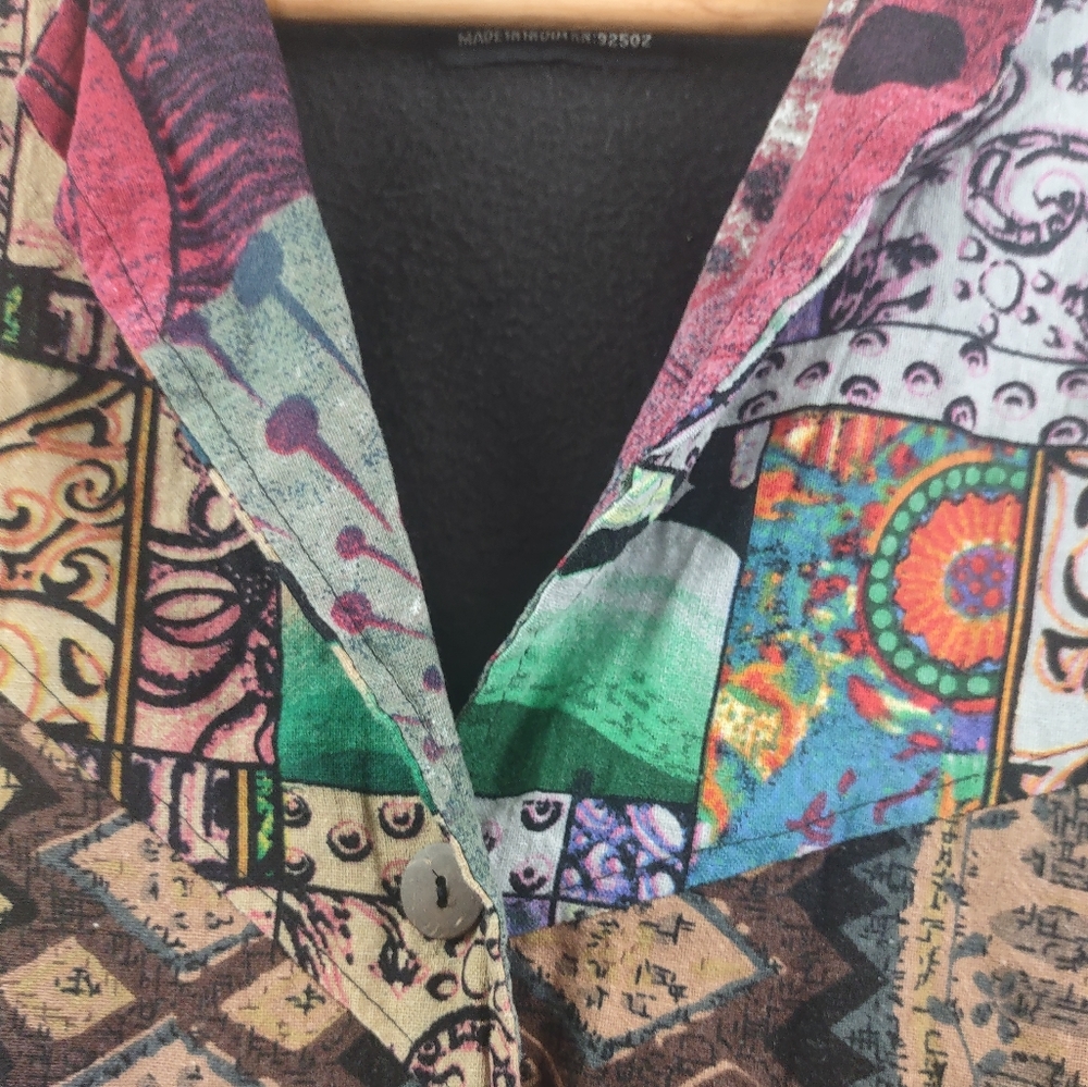 Sacred Threads Boho Hippie Multicolor Blazer Jack… - image 5